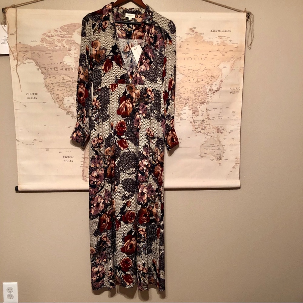 NWT Floral maxi dress.